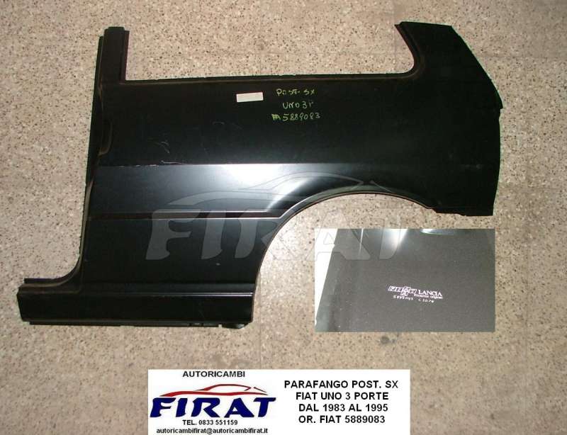 PARAFANGO FIAT UNO 3P 83 - 95 POST.SX ORIGINALE